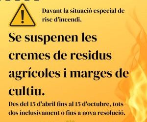CREMES DE RESIDUS AGRÍCOLES I MARGES DE CULTIU.