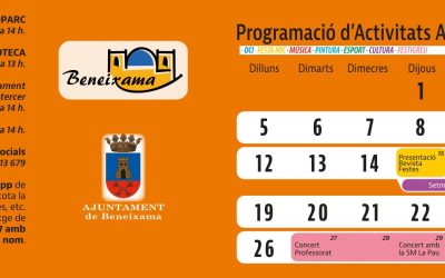 Programación cultural mes de agosto